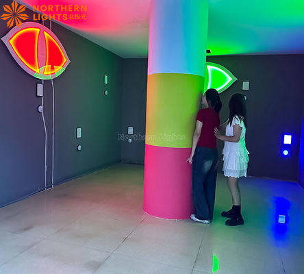 Bom preço Interactivo Esconde Push Light Ativar Jogo LED Verde Vermelho Trabalho de Equipa Sala de Jogos Olho Mau on-line