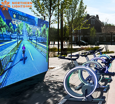 Bom preço Bicicleta dinâmica Parque interno ao ar livre Parque de jogos Exercício Ar Interativo Desporto Jogo on-line
