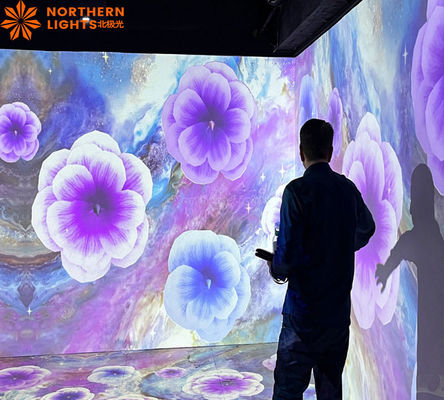 Bom preço Salão de exposições Ktv Restaurante Parede piso Rede Vermelha Projeção Interativa on-line