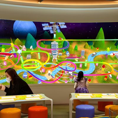 Bom preço Fabricante Jogos Ativos Iluminação RGB Decoração Interativa Luz de Piso de Dança LED on-line