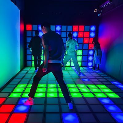 Bom preço Super Grid Game Pixel 30x30cm Interativo Luz Vloer Lava Jogo ativo Led Floor on-line