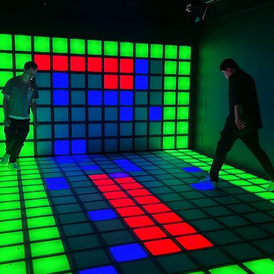 Bom preço 30x30cm Fábrica Interativo Activo Activar Jogo Led Piso on-line