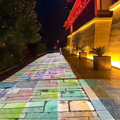 Bom preço Caso impermeável personalizado Projeção de piso interativo ao ar livre on-line