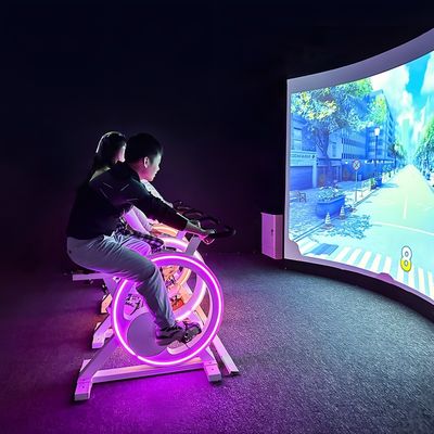 Bom preço Interativo Sport Bike Digital Experience Hall Inteligente Bicicleta Sistema Interativo Ar Jogo de Bicicleta on-line