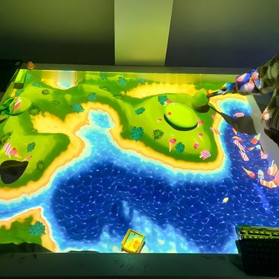 Bom preço AR Interactive Sand Games Interactive Sandbox Software Projection System Mesa de areia Jardim de infância interior on-line