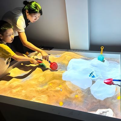 Bom preço Parque temático interativo Magic AR Sand Table Sand Box Kids Projector Interativo Jogos AR Sandbox Parque de diversões interior on-line