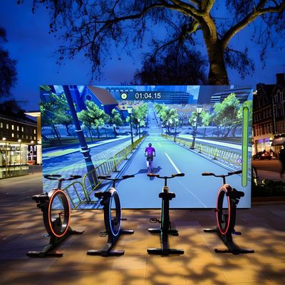Bom preço Northern Lights Dynamic Racing Interactive Projection Game Jogo de Bicicleta on-line