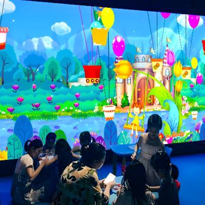 Bom preço Sistema de jogos de projector interativo personalizado de 3400lm Pintura mágica para crianças on-line