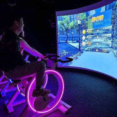 Bom preço Jogo de Desporto Saudável Ar Interativo Dinâmico Jogo de Projeção de Ciclismo on-line