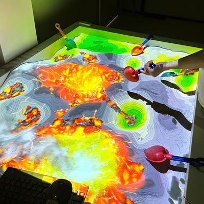 Bom preço Multimídia Ar Crianças Educativo Interativo Projeção de Caixas de Areia Jogo on-line