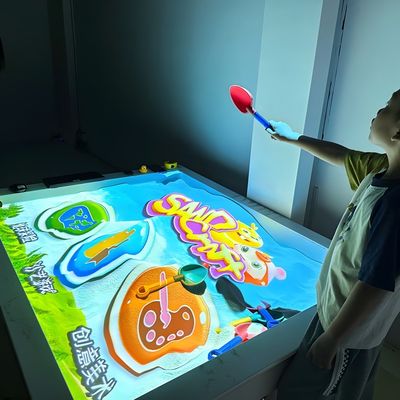 Bom preço Indoor Ar All-In-One Projection System Multiplayer Interactive Sand Table Game on-line