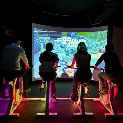 Bom preço Jogo de bicicleta interativa ao ar livre Bicicleta de exercício dinâmico com jogos interativos on-line