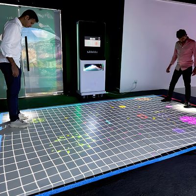Bom preço Exercício físico Sistema de esportes interativos Jogos de projetor de piso envolvente on-line