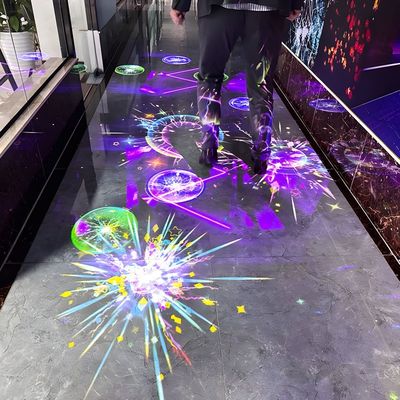Bom preço Jogo de projeção de projector de piso de interação interior para parque infantil on-line