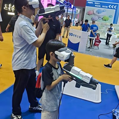 Bom preço Virtual Reality Shooting Game Simulator Players Game 9d VR Equipamento espacial para parque de diversões on-line