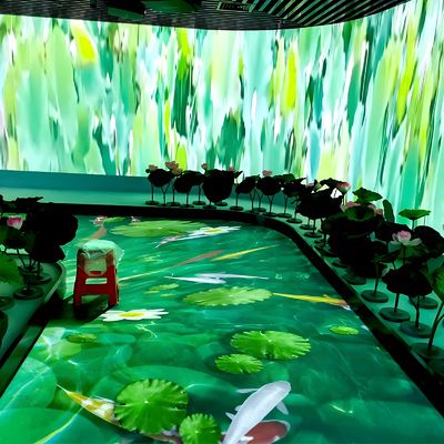 Bom preço Folha de parede decorativa Projeção 3D Criativa Experiência Interativa Mural Mágica on-line