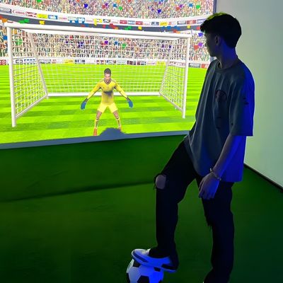 Bom preço Ar Esportes Interativos Futebol Simulador Projeção de Jogo Interativo Virtual on-line
