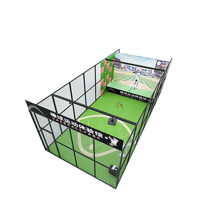 Bom preço Jogos interativos com projetor Esportes Ar Indoor Amusement Baseball Simulator on-line