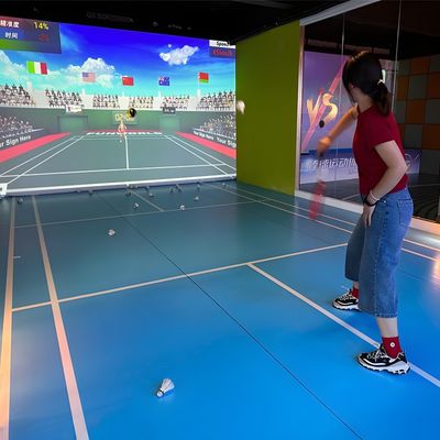 Bom preço AR Esportes Fitness Jogo Equipamento de movimento Parque de diversões indoor Produto Simulado Badminton on-line