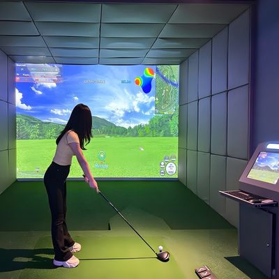 Bom preço Simulador de Golf Directo de Fábrica Indoor Family Golf Screen Projeção Interativa on-line