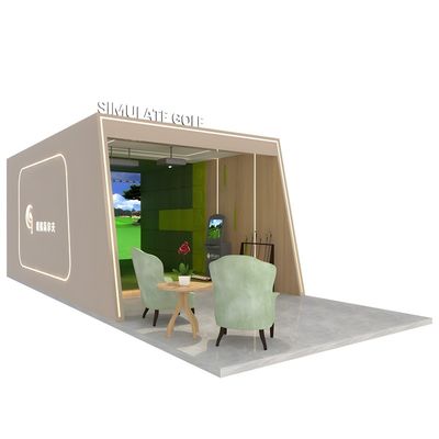 Bom preço Ecrã de impacto do simulador de golfe para treinamento de golfe interior e exterior on-line