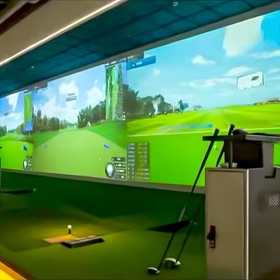 Bom preço Simulador de golfe virtual multifuncional Projeção de lazer e entretenimento on-line
