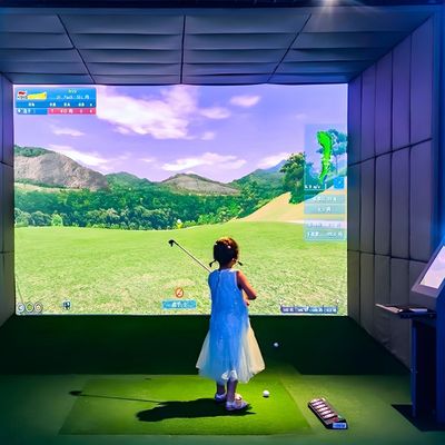 Bom preço Colorido Parque Máquina de Jogo Interior Treinamento de Golf Máquina de Jogo Vr Bolas de Golf on-line