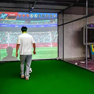 Bom preço Suporte de jogo de tiro Modo de uma ou duas pessoas Jogo de futebol interativo interior on-line