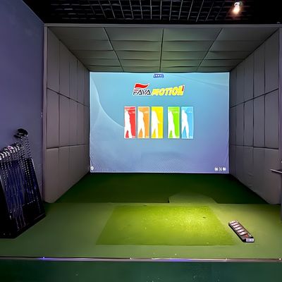 Bom preço Projeção 3d Indoor Infrared Indução Simulação de Golf Treinador Simulador de Golf on-line