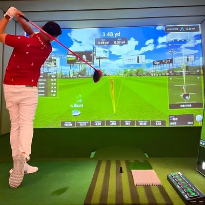 Bom preço Simulador de golfe 3d Sistema de simulador de golfe de golfe equipamento de máquina de golfe personalizado on-line