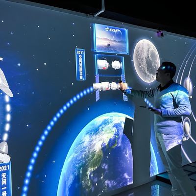 Bom preço Projector de parede interativo para museus, locais temáticos de turismo cultural on-line