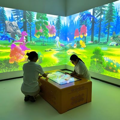 Bom preço Mesa Interativa para Crianças Sistema de Projeção Educativa Projector de Mesa Touch on-line