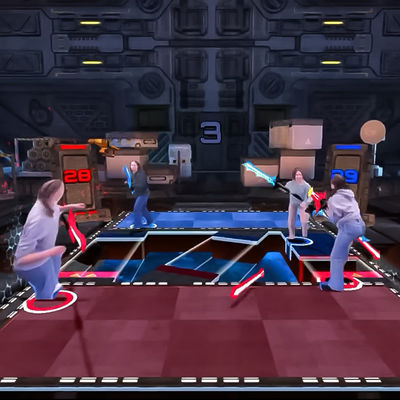 Bom preço Jogos de Projeção Interativa de AR Espada Laser Duelo Sala Imersiva Parque de Jogos on-line