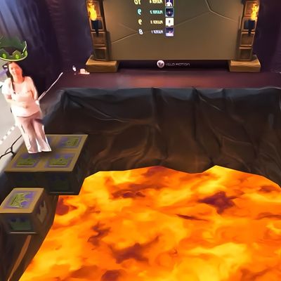 Bom preço Jogos Sociais VR Arena Floor Is Lava Interactive Projector Game MR AR Equipamento on-line