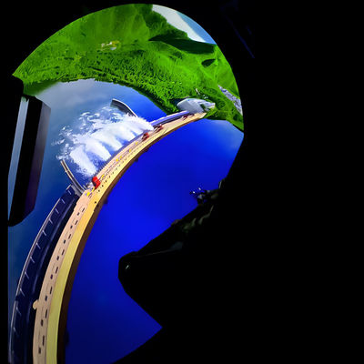 Bom preço Parque de diversões Realidade Virtual Cinema 9d Cinema voador Esquema de Cúpula on-line