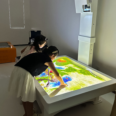Bom preço Projector interativo de mesa de areia 3600 lumens 5 jogos indoor on-line