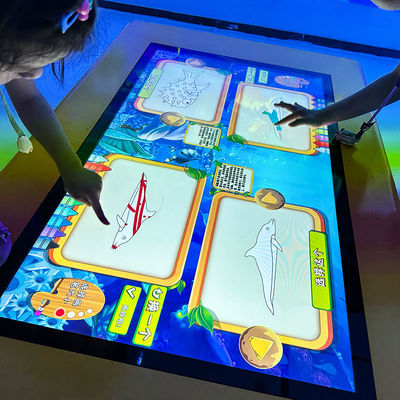 Qualidade Projetor Mágico de Desenho Interativo 3D AR com Tela Tátil LCD para Jogos de Parede Educacionais para Crianças em Casa fábrica
