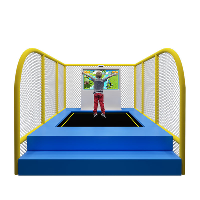 Bom preço Indoor 55 Inch All-in-one Kinect Screen Interactive Games Trampoline Park Kids Playground Jumping AR Trampoline for Children on-line
