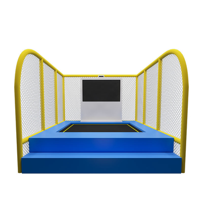 Bom preço Parque de Trampolim Interativo com 6 Jogos para Crianças e Adultos 100-240V on-line
