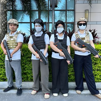 Bom preço Conjunto Completo de Equipamento Comercial de Laser Tag Sistema de Colete de Arma CS de Ação ao Vivo on-line