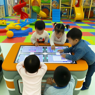 Bom preço Mesa de Jogo Interativa Multi-Touch para Crianças – Mesa de Jogo Inteligente com Múltiplos Modos de Quebra-Cabeça on-line
