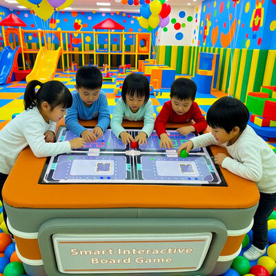Qualidade Smart Interactive Metal Touch Screen Puzzle Table Indoor Educational Brain Training Games for Kids Modelo intelectual infantil fábrica