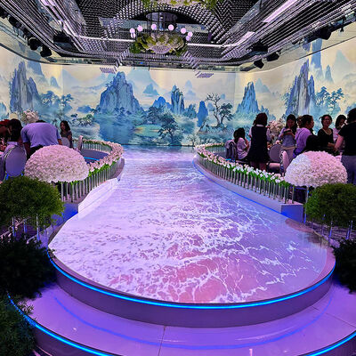 Bom preço Sistema de projeção imersiva com 5200 lumens Brilho 1920 * 1200 Resolução e 1-20 canais para projeção interativa de parede e chão on-line