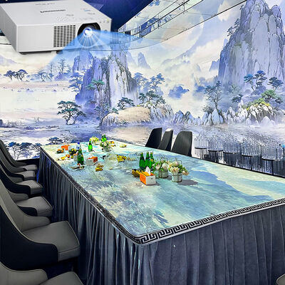 Qualidade Projector de hologramas de 5200 lumens com resolução 1920*1200 e 1-20 canais para uma experiência imersiva de restaurante fábrica