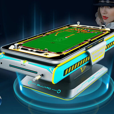 Bom preço 3D Dinâmico Projeção de Jogos de Mesa Snooker Interação Máquina de Jogo de Bilhar Digital 3D on-line