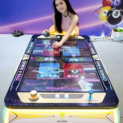 Bom preço Novas instalações de entretenimento e entretenimento Máquina de jogos de arcade 3D Mesa de bilhar digital Mesa de bilhar operada por moedas on-line