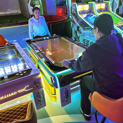 Qualidade Moeda de bilhar digital Máquina de arcade AR Tabela de bilhar eletrônica interativa Tabela de bilhar digital Tabela de bilhar inteligente Tabela de bilhar Jardim de infância interior fábrica