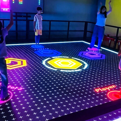 Bom preço Aurora Motion com tela de 86 polegadas de 6m*6m/7m*7m, 8 jogos populares e suporte multiplayer para 1-6 jogadores on-line