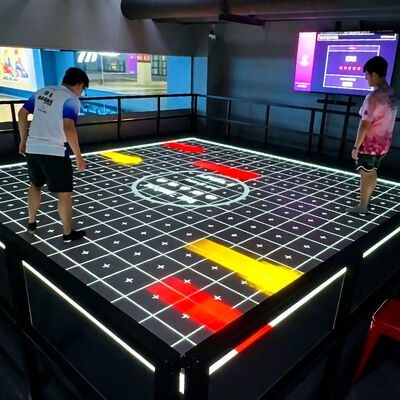 Bom preço Console de Jogo de Chão LED Interativo Aurora Motion com 8 Modos Esportivos para Shoppings on-line