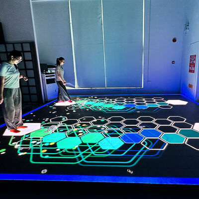 Qualidade Sistema de Tela de Piso LED Interativa Aurora Motion com 8 Jogos Integrados e Tela Grande de 5m*5m para Modos de Jogo Multiplayer Fábrica